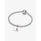 Charm Pendente Cuore pietra viola Febbraio Donna Pandora Charm Pendente Cuore pietra viola Febbraio Donna Pandora