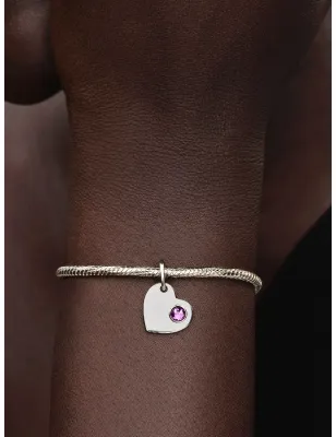 Charm Pendente Cuore pietra viola Febbraio Donna Pandora - category_name - XDMG De Marchi Gianotti