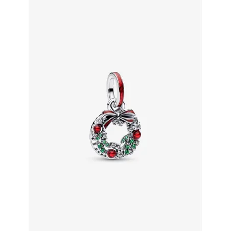 Charm Pendente Doppio Ghirlanda di Natale Donna Pandora