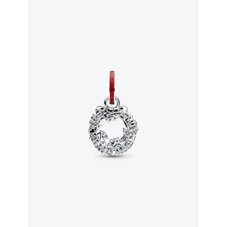 Charm Pendente Doppio Ghirlanda di Natale Donna Pandora