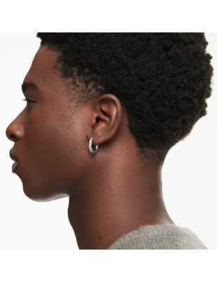 Orecchini cerchio Dextera Forma ottagonale Uomo Swarovski