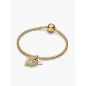 Charm Pendente Cuore Luminoso doppio Donna Pandora Charm Pendente Cuore Luminoso doppio Donna Pandora