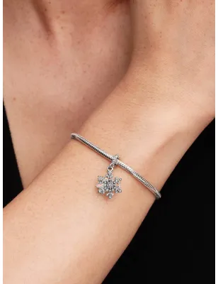 Charm Pendente doppio Fiocco di Neve opalescente Donna Pandora - category_name - XDMG De Marchi Gianotti