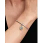 Charm Pendente doppio Fiocco di Neve opalescente Donna Pandora Charm Pendente doppio Fiocco di Neve opalescente Donna Pandora