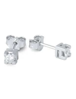 Orecchini in Oro bianco e Diamanti 0.24 Ct Demetra
