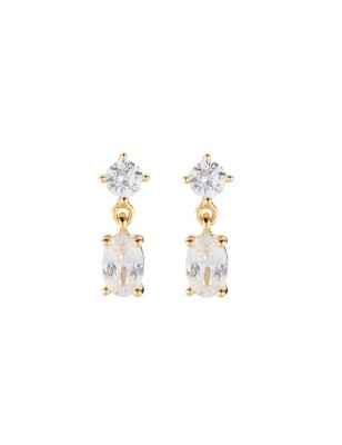 ORECCHINI PRINCESS DORATI OVALI DONNA AMEN 