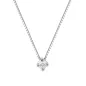 Collana Punto luce oro bianco Diamante 0.08 Ct Donna Demetra