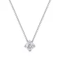Collana Punto luce oro bianco Diamante 0.16 Ct Donna Demetra
