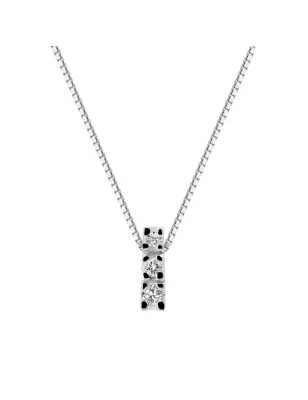 Collana Trilogy oro bianco Diamanti Donna Demetra