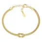 Bracciale Nodo d'Amore Dorato 14 cm Donna Amen