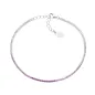 Bracciale Tennis Mania Degradé Fucsia con Zirconi Donna Amen Bracciale Tennis Mania Degradé Fucsia con Zirconi Donna Amen