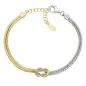 Bracciale Nodo d'Amore Bicolore 14 cm Donna Amen