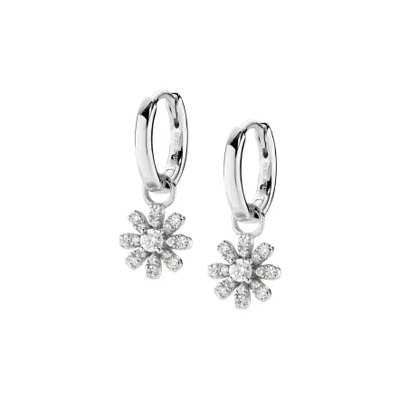 Orecchini Pendenti Mini Margherita Pavé Donna Amen