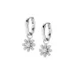 Orecchini Pendenti Mini Margherita Pavé Donna Amen