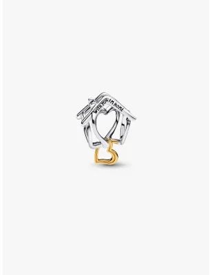Charm Openwork Casa "With You I'm Home" Donna Pandora