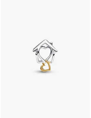 Charm Openwork Casa "With You I'm Home" Donna Pandora