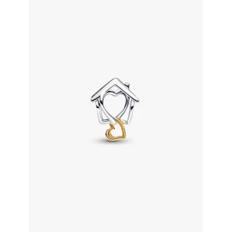 Charm Openwork Casa "With You I'm Home" Donna Pandora