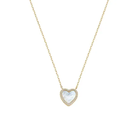 Collana Dorata Cuore con Madreperla Donna Amen