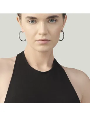 Orecchini cerchio Petit Perlage Donna Giovanni Raspini