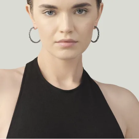 Orecchini cerchio Petit Perlage Donna Giovanni Raspini