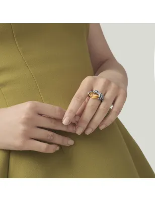 Anello Goccia Leopardo M14 Donna Giovanni Raspini