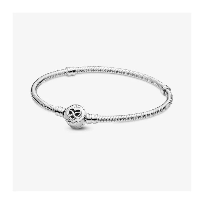 Bracciale chiusura Cuore Infinito cm.17 Donna Pandora