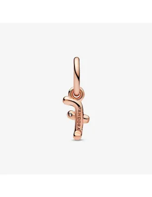 Charm Pendente lettera f placcato oro rosa Donna Pandora - category_name - XDMG De Marchi Gianotti