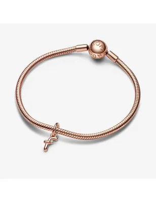 Charm Pendente lettera f placcato oro rosa Donna Pandora - category_name - XDMG De Marchi Gianotti