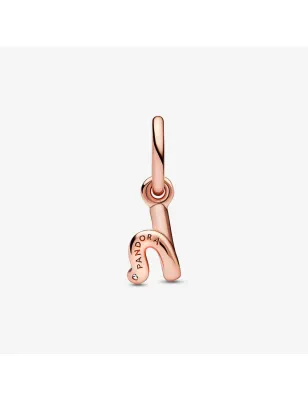 Charm Pendente lettera h placcato oro rosa Donna Pandora - category_name - XDMG De Marchi Gianotti