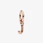 Charm Pendente lettera j placcato oro rosa Donna Pandora
