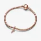 Charm Pendente lettera p placcato oro rosa Donna Pandora Charm Pendente lettera p placcato oro rosa Donna Pandora