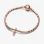 Charm Pendente lettera q placcato oro rosa Donna Pandora Charm Pendente lettera q placcato oro rosa Donna Pandora