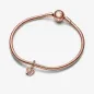 Charm Pendente lettera w placcato oro rosa Donna Pandora Charm Pendente lettera w placcato oro rosa Donna Pandora