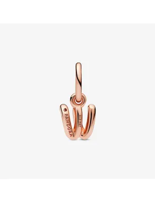 Charm Pendente lettera w placcato oro rosa Donna Pandora - category_name - XDMG De Marchi Gianotti