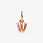 Charm Pendente lettera w placcato oro rosa Donna Pandora Charm Pendente lettera w placcato oro rosa Donna Pandora