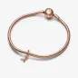 Charm Pendente lettera x placcato oro rosa Donna Pandora Charm Pendente lettera x placcato oro rosa Donna Pandora