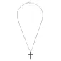 Collana Steel & Sparkle Croce Uomo Breil