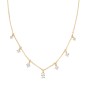 COLLANA CHANDELIER DORATA ZIRCONI BIANCHI DONNA AMEN COLLANA CHANDELIER DORATA ZIRCONI BIANCHI DONNA AMEN