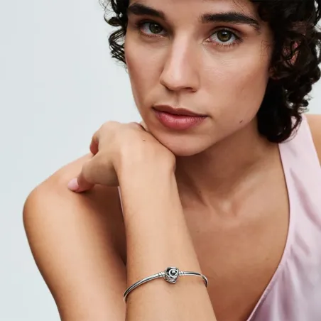 Bracciale Rigido Chiusura Cerchio Eterno 19cm DONNA Pandora