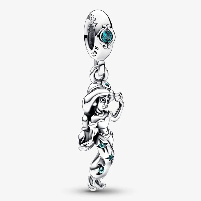 Charm Pendente Disney Aladdin, Principessa Jasmine DONNA Pandora Charm Pendente Disney Aladdin, Principessa Jasmine DONNA Pandora