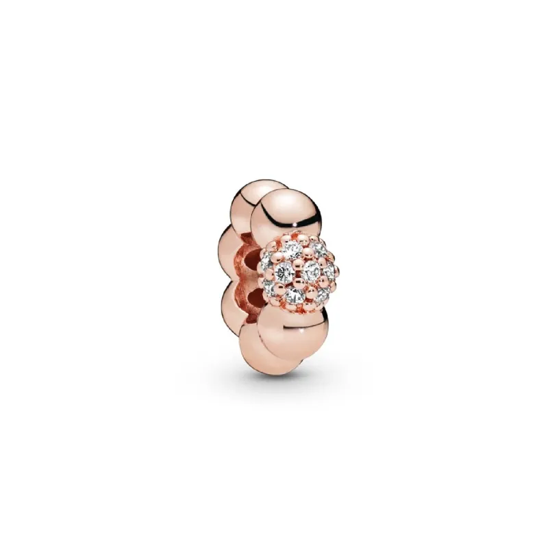Charm Distanziatore Sfere Luminose e Pavé Purely Donna Pandora Charm Distanziatore Sfere Luminose e Pavé Purely Donna Pandora