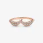 Anello Foglie Pavè M56 Donna Pandora Anello Foglie Pavè M56 Donna Pandora