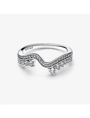 Anello Onda Asimmetrica Pietre Luminose M54 DONNA Pandora - category_name - XDMG De Marchi Gianotti