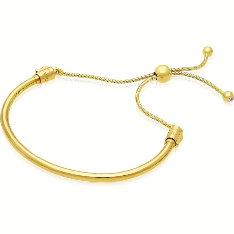 Bracciale rigido chiusura scorrevole gold Donna Pandora