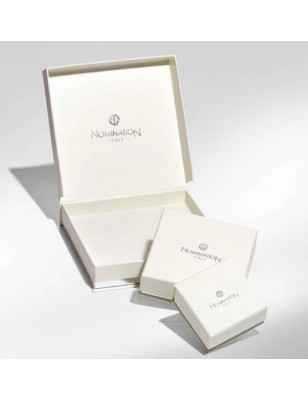 Bracciale dorato Petit Sparkle Tennis Quadrifoglio Donna Nomination