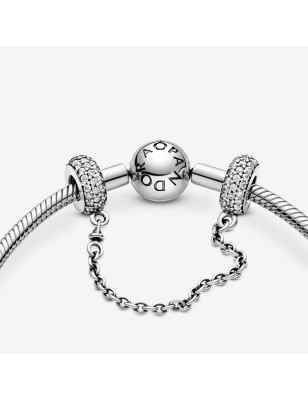 Charm Catena di Sicurezza Pavé Donna Pandora