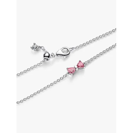 Bracciale Fiocco Luminoso Rosa cm.16 Donna Pandora