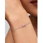 Bracciale Fiocco Luminoso Rosa cm.16 Donna Pandora
