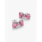 Orecchini Fiocco Luminoso Rosa Grande Donna Pandora