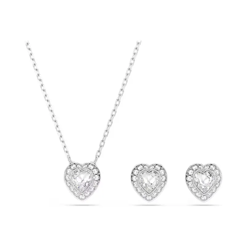 Set Ariana Grande, Cuore Bianco Donna Swarovski